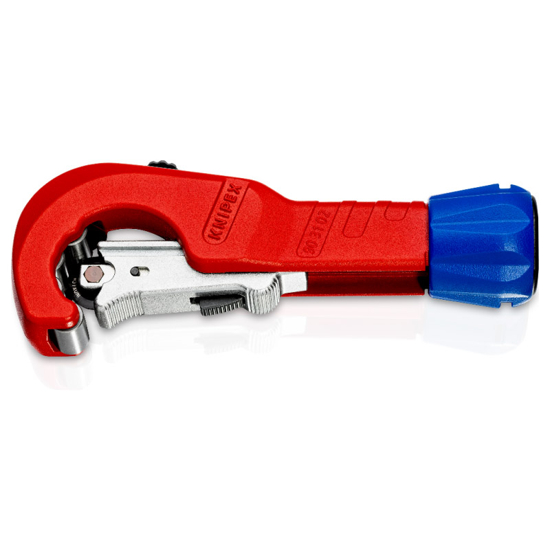 Dispozitiv pentru taiat tevi din otel si plastic, diametru max. de taiere Ø35 mm, KNIPEX TubiX®