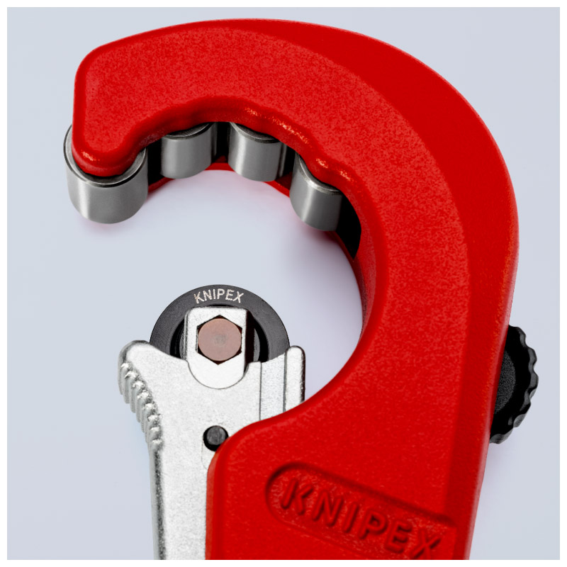Dispozitiv pentru taiat tevi din otel si plastic, diametru max. de taiere Ø35 mm, KNIPEX TubiX®