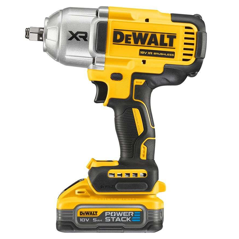 Masina de insurubat cu impact cu 2 acumulatori Powerstack 18V 5.0Ah, DeWalt DCF900H2T-QW