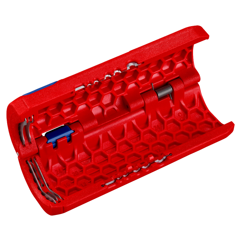 Dispozitiv pentru taiat tevi ondulate din plastic tip KNIPEX TwistCut®, diametru max.de taiere Ø32 mm