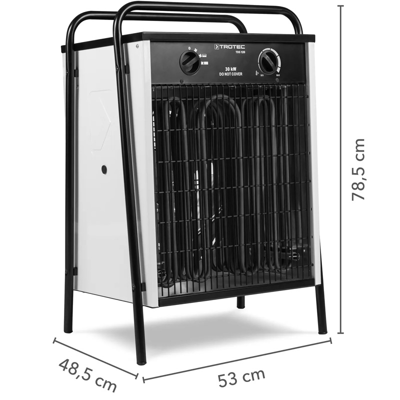 Incalzitor electric profesional, 30kW, 380V, Trotec TDS120
