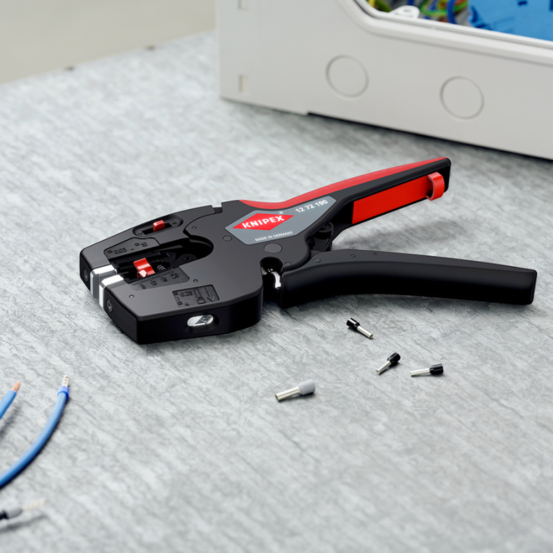 Cleste multifunctional de dezizolat si sertizat, NexStrip, Knipex