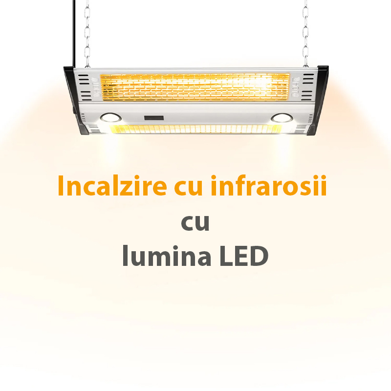 Incalzitor electric cu infrarosii de tavan, tip IR2000C