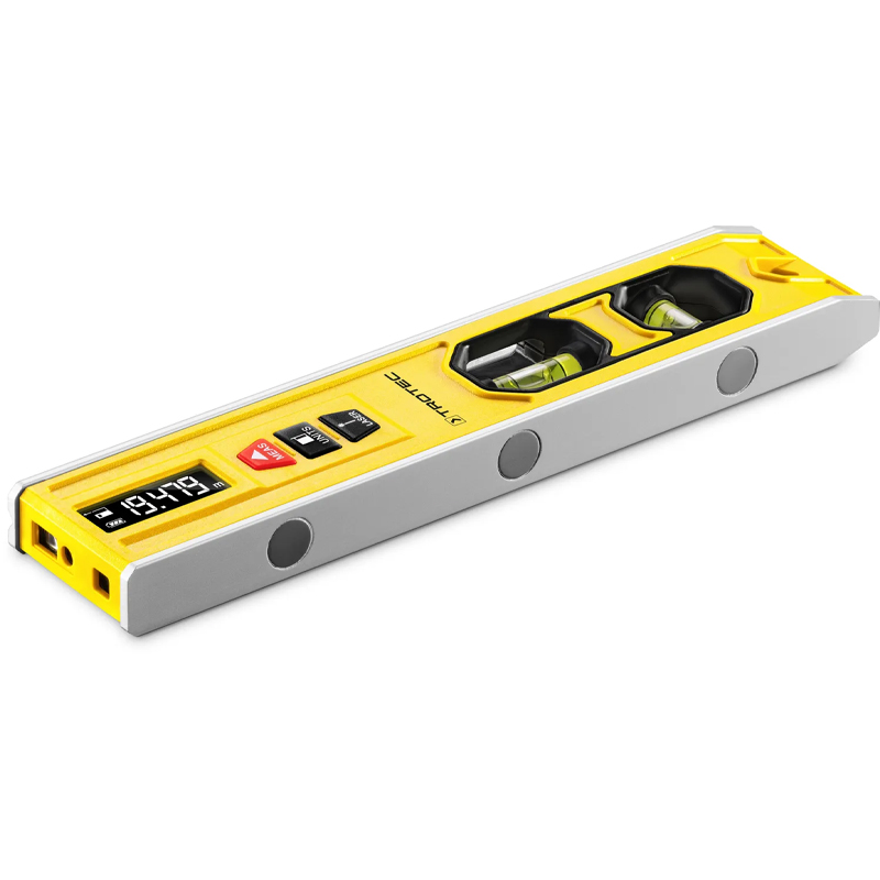 Aparat de masurat 3-in-1, nivela cu 2 bule, nivela laser, telemetru, tip BD1L, Trotec