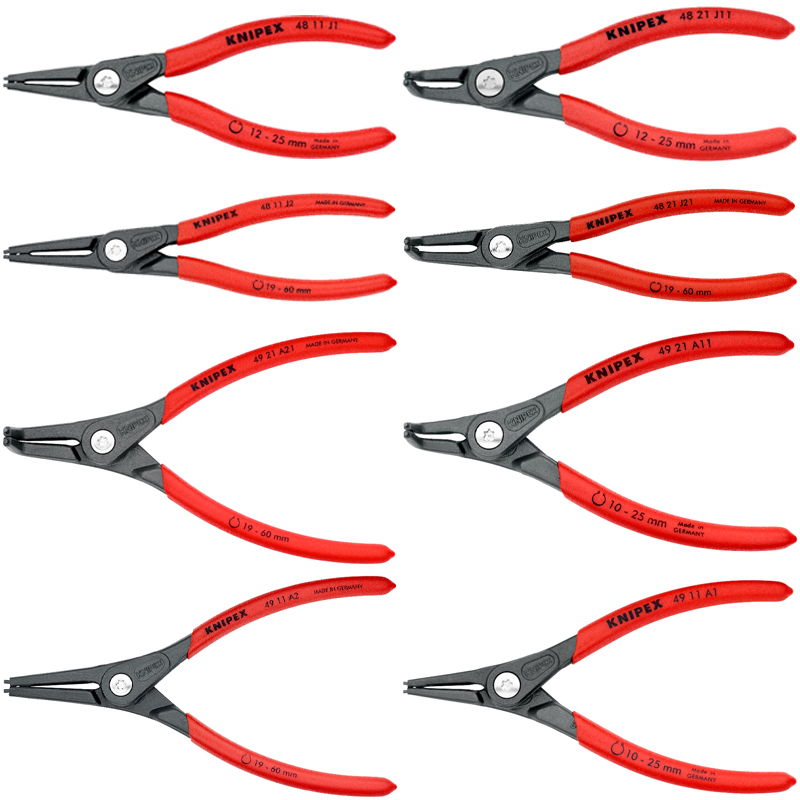 Set 8 clesti pentru sigurante, Knipex