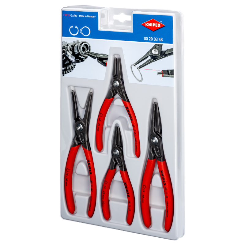 Set 4 clesti pentru sigurante, Knipex