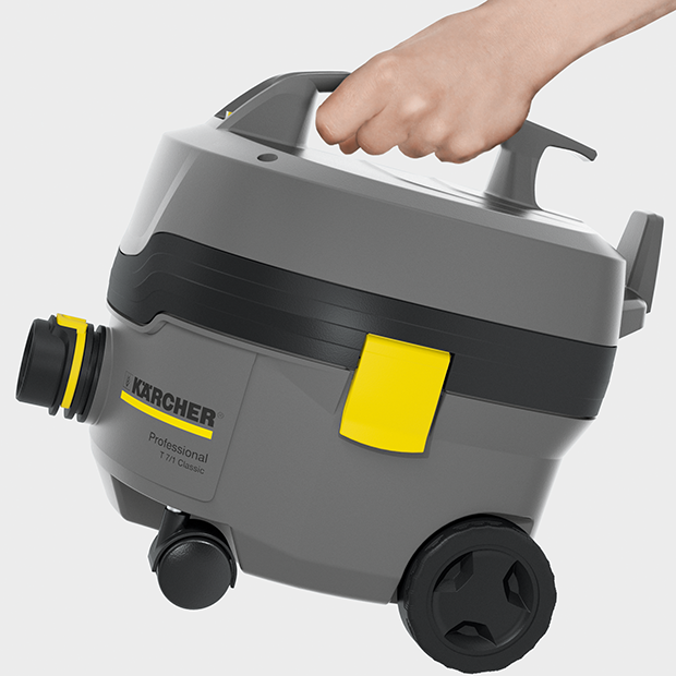 Aspirator uscat cu sac Kärcher T 7/1 Classic Bundle, 10 saci textili cadou