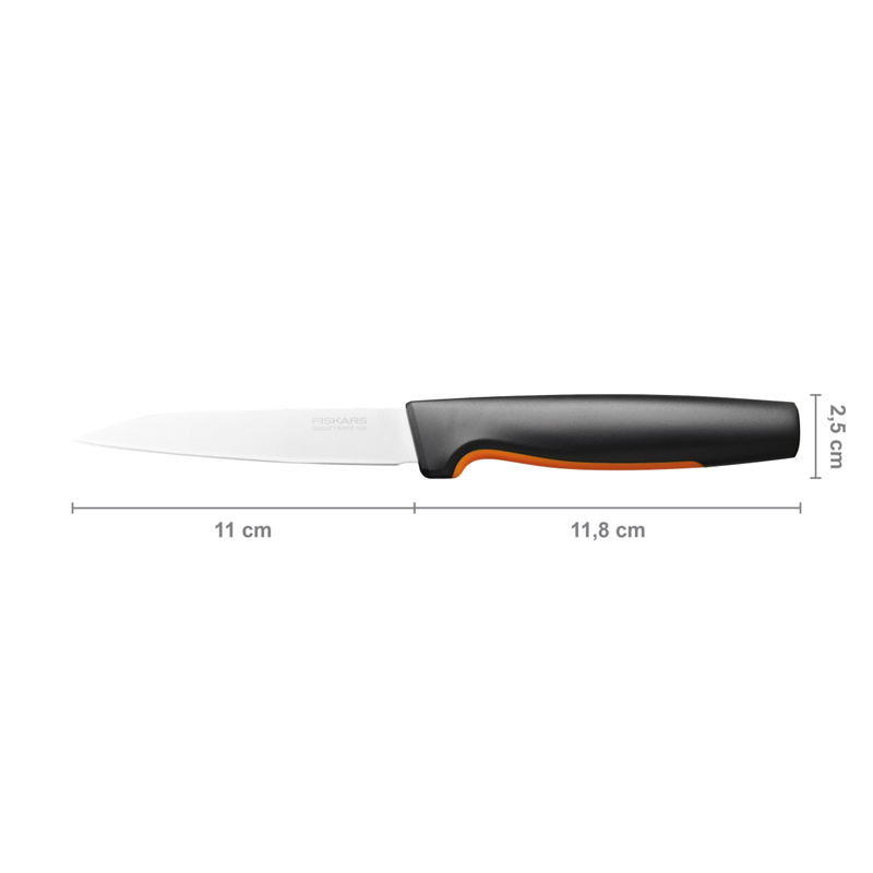 Cutit pentru legume, Fiskars, Functional Form, lama inoxidabila, 11 cm