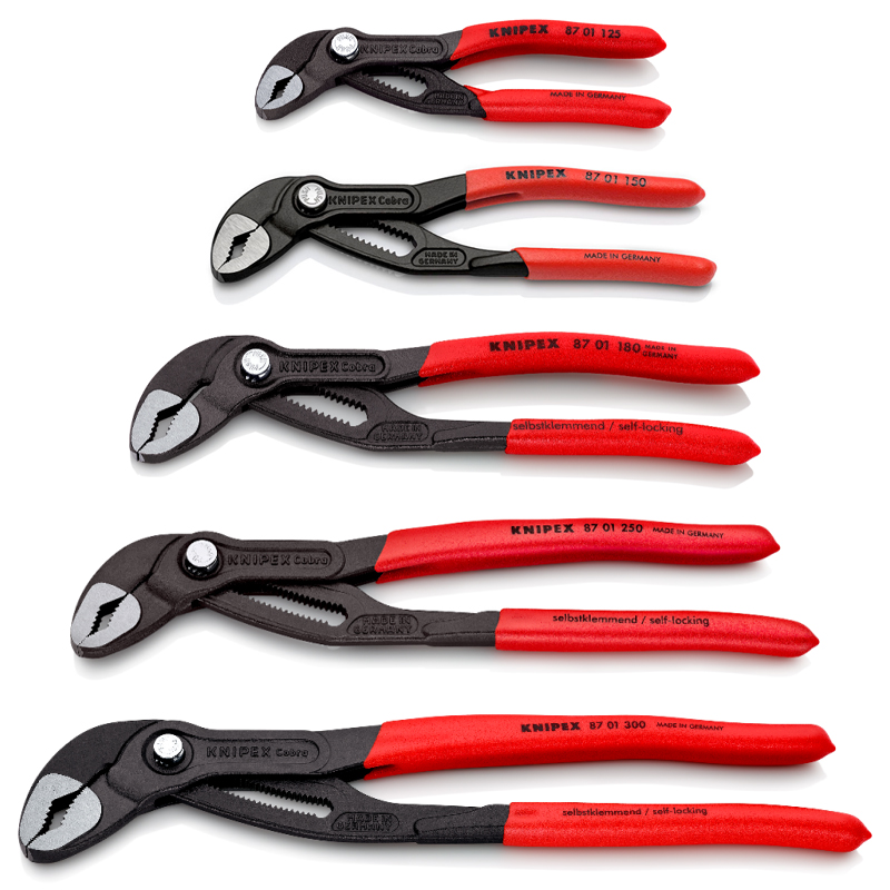 Set 5 clesti papagali Knipex, Cobra HIGH TECH