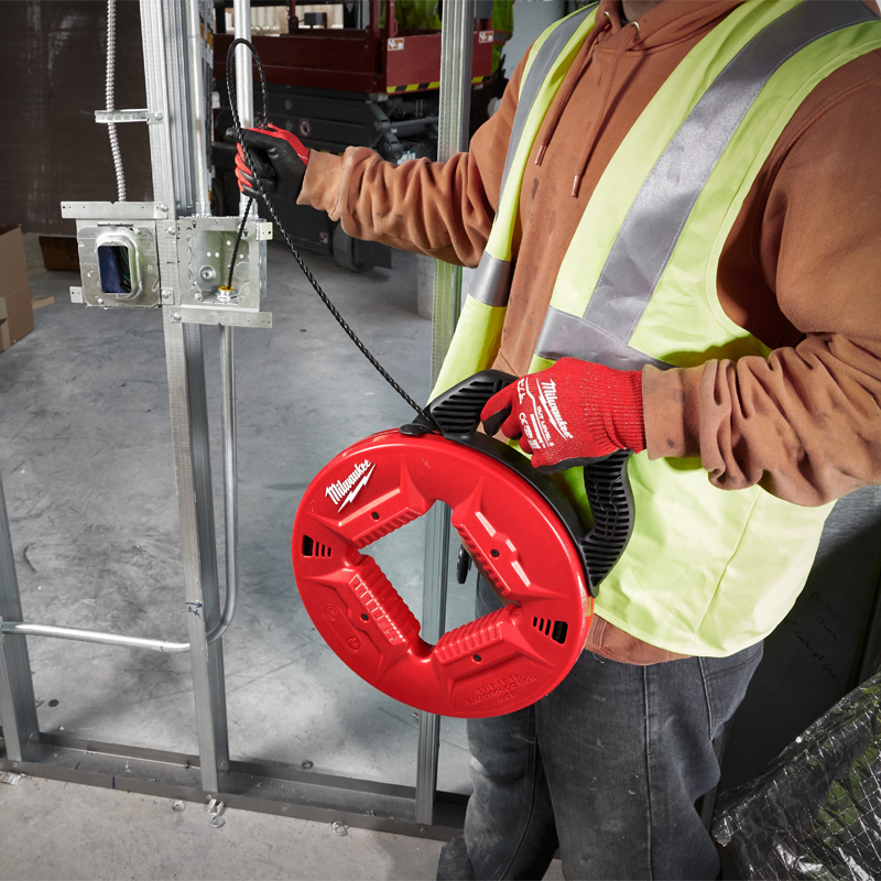 Dispozitiv tragator cabluri electrice, fir poliester, 15m