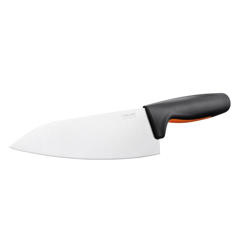 Cutitul bucatarului mare, Fiskars, FunctionalForm, lama inoxidabila, 20 cm