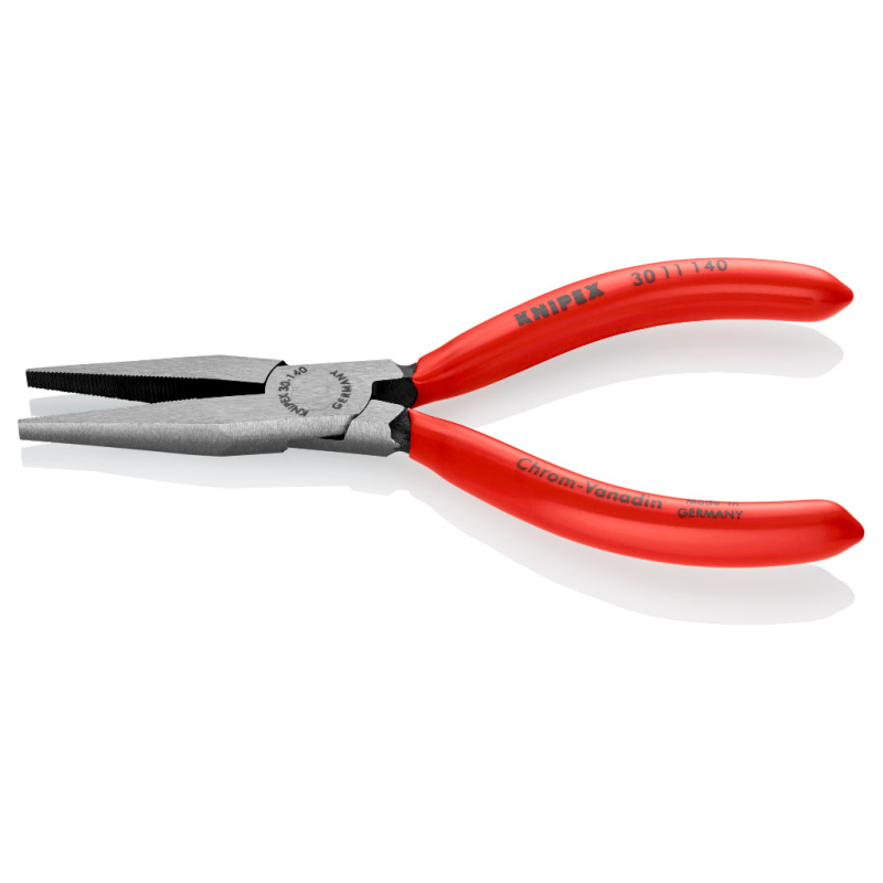 Cleste cu varf lung, plat, 140 mm, Knipex