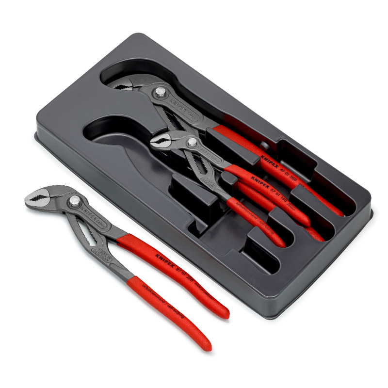 Set 3 clesti pentru instalatori, KNIPEX, Cobra