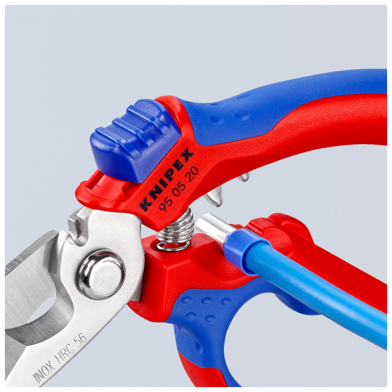 Foarfeca pentru electricieni, angulara, cu sertizor, 160 mm, Knipex