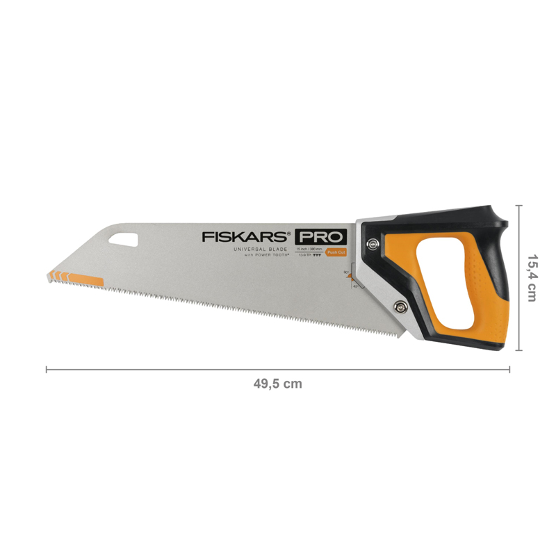 Fierastrau de mana, Fiskars, PowerTooth, 380mm, 9tpi