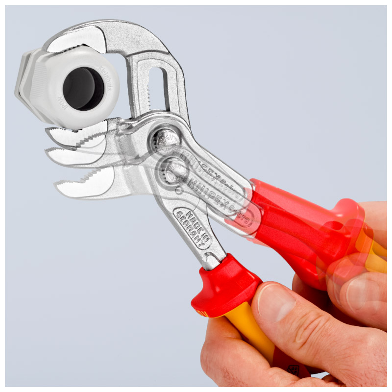 Cleste tip papagal, KNIPEX Cobra® VDE, 250 mm, 1 5/8