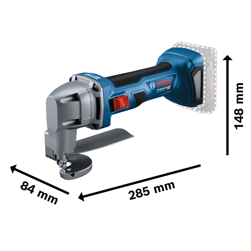 Foarfeca universala 18V, 2x4.0Ah, tip GSC 18V-16 E