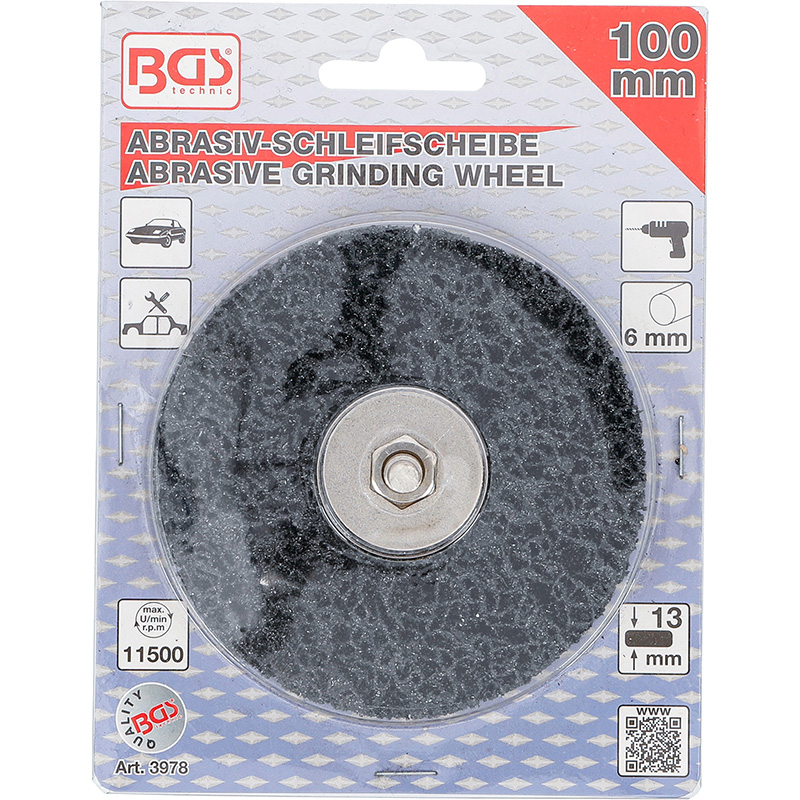 Disc slefuire abraziv pentru masini de gaurit, Ø100 mm, BGS