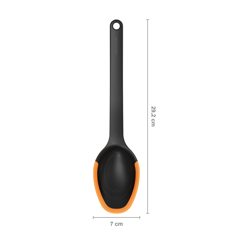 Lingura cu margine din silicon, Fiskars, Functional Form 292 x 70 mm, 80 g