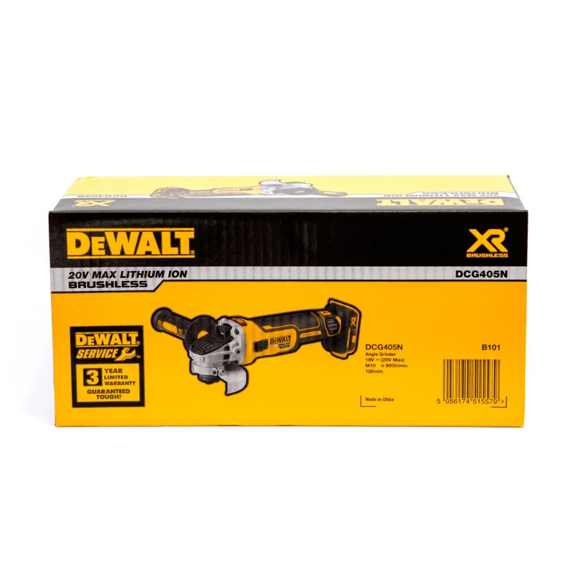 Polizor unghiular DeWALT, 125mm, 18V, 9000rpm, SOLO, tip DCG405N-XJ