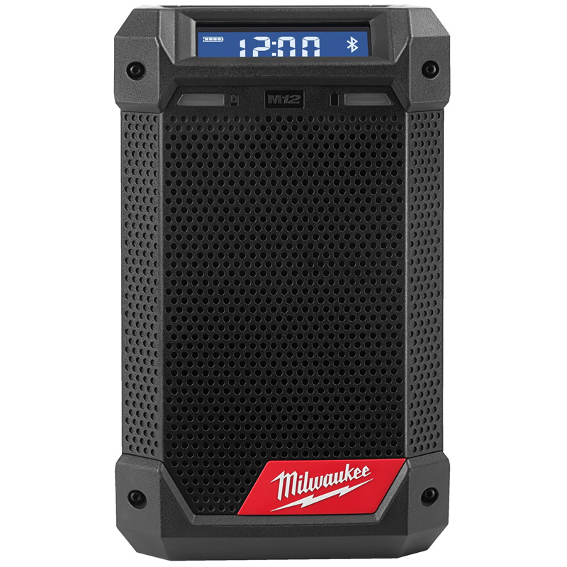 Radio santier cu dubla alimentare 220 V/12V, incarcator incorporat, SOLO, Milwaukee M12 RCDAB+0