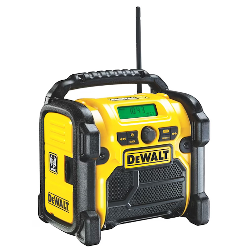 Radio santier dubla alimentare 230V/10.8-18V XR Li-Ion, SOLO, DeWalt DCR020-QW