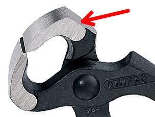 Cleste pentru dulgheri (pentru cuie), 210 mm, Knipex, 413 g