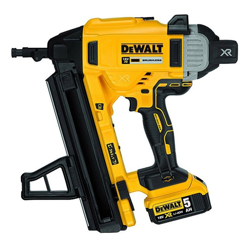 Pistol pentru cuie cu acumulatori DeWalt DCN660P2-QW, 18V, 2 X 5.0Ah, 32-63 mm