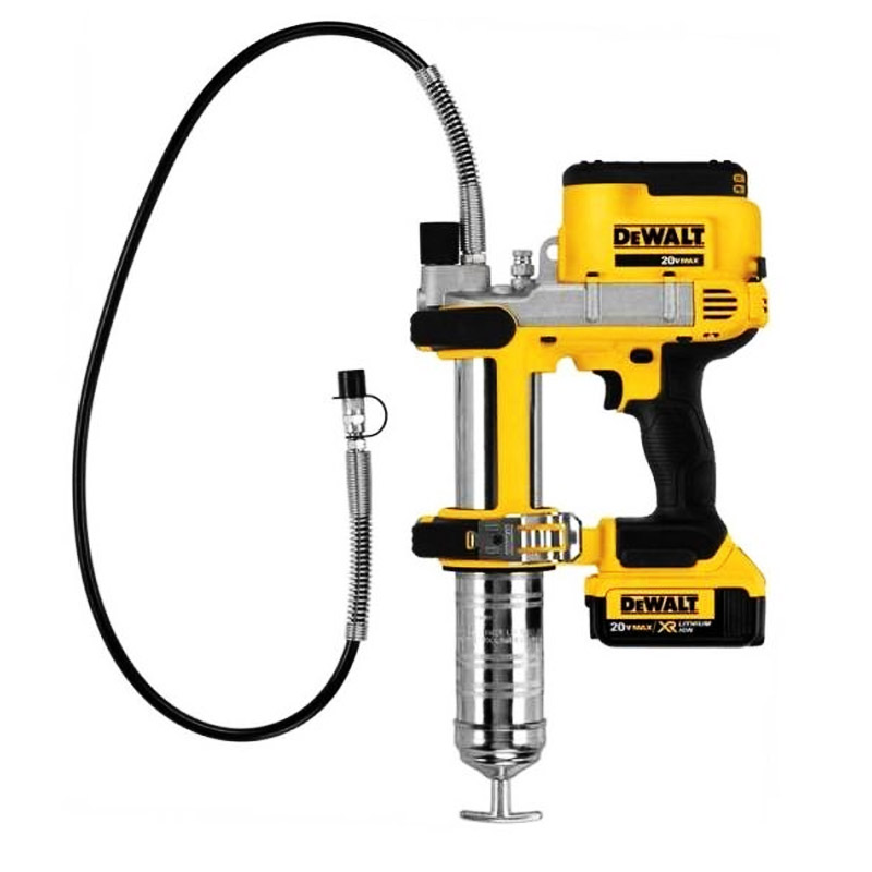 Pistol pentru gresat si curatare, cu acumulatori 18V Li-Ion, 1x4.0 Ah, tip DeWalt tip DCGG571M1-QW