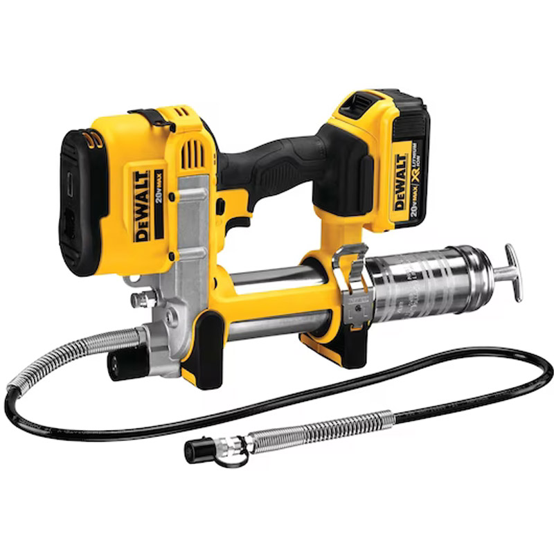 Pistol pentru gresat si curatare, cu acumulatori 18V Li-Ion, 1x4.0 Ah, tip DeWalt tip DCGG571M1-QW