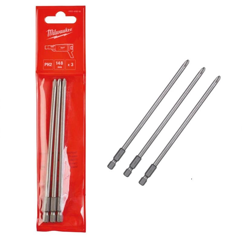 Set 3 biti PH2 extra lungi, 148 mm