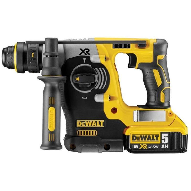 Ciocan rotopercutor SDS-plus, 3 moduri de lucru, 18V XR Li-Ion, 2 x 5.0Ah, brushless, DeWALT DCH273P2T-QW