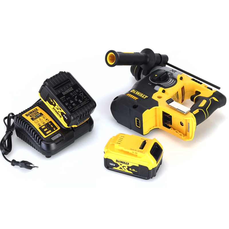 Ciocan rotopercutor SDS-plus, 3 moduri de lucru, 18V XR Li-Ion, 1 x 5.0Ah, brushless, DeWalt DCH273P2T-QW