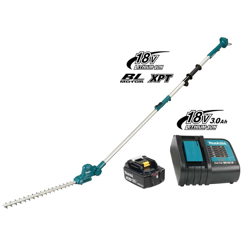  Foarfeca de tuns gard viu cu acumulatori 18V, 3.0Ah, telescopica, Makita, tip DUN461WSF