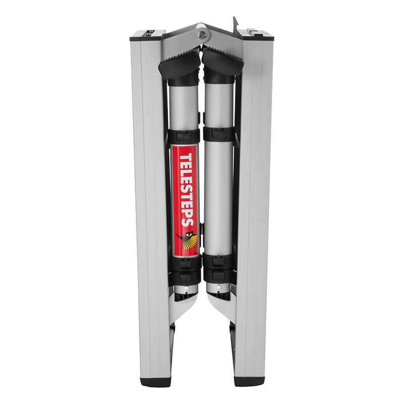 Scara telescopica cu platforma, Telesteps, 3 trepte 65mm, inaltime max. platforma 0.88m, inaltime max. de lucru 2.88m, tip Solid Line 
