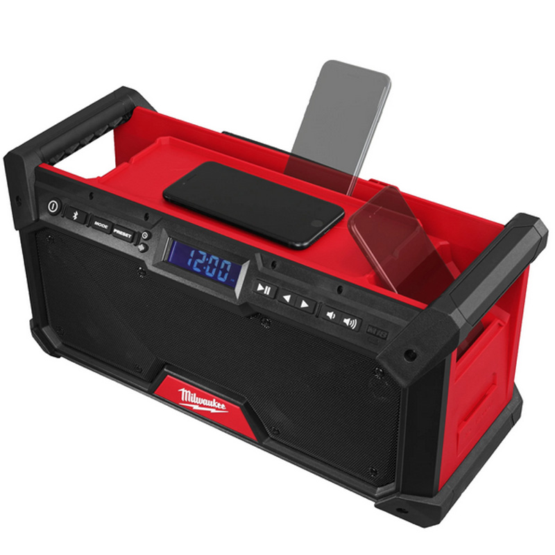 Radio santier cu dubla alimentare 220 V/18V REDLITHIUM™, SOLO, Milwaukee M18 RADDAB+G2