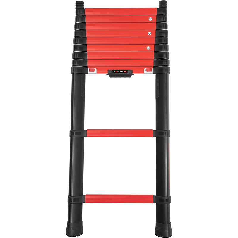 Scara telescopica pentru pompieri si salvare, Telesteps, Rescue Line, rosie, 3.5m, EN1147, 11 trepte, sarcina maxima 500kg