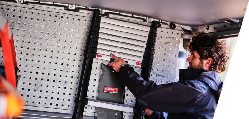 Suport prindere scari telescopice pe perete, pentru gama Prime-Line, Telesteps