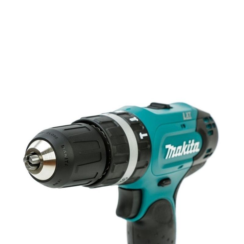 Masina de gaurit/insurubat cu percutie si 2 acumulatori 14.4V 1.5Ah, Makita DHP343SYE