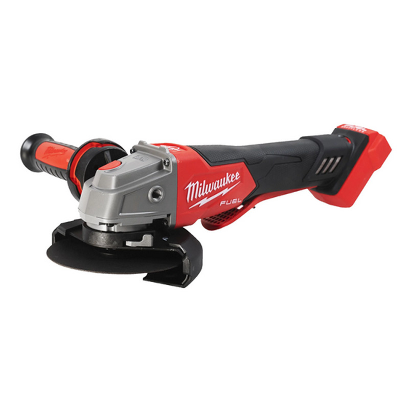 Polizor unghiular 125 mm cu turație variabila, franare si comutator tip clapeta M18 FUEL™, cu acumulatori 18V, SOLO, M18FSAGV125XPDB-0X MILWAUKEE