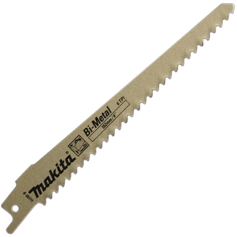 Set 5 panze pentru fierastraie sabie, pentru lemn si metal, 152 mm, Makita B-05175, set 5 buc