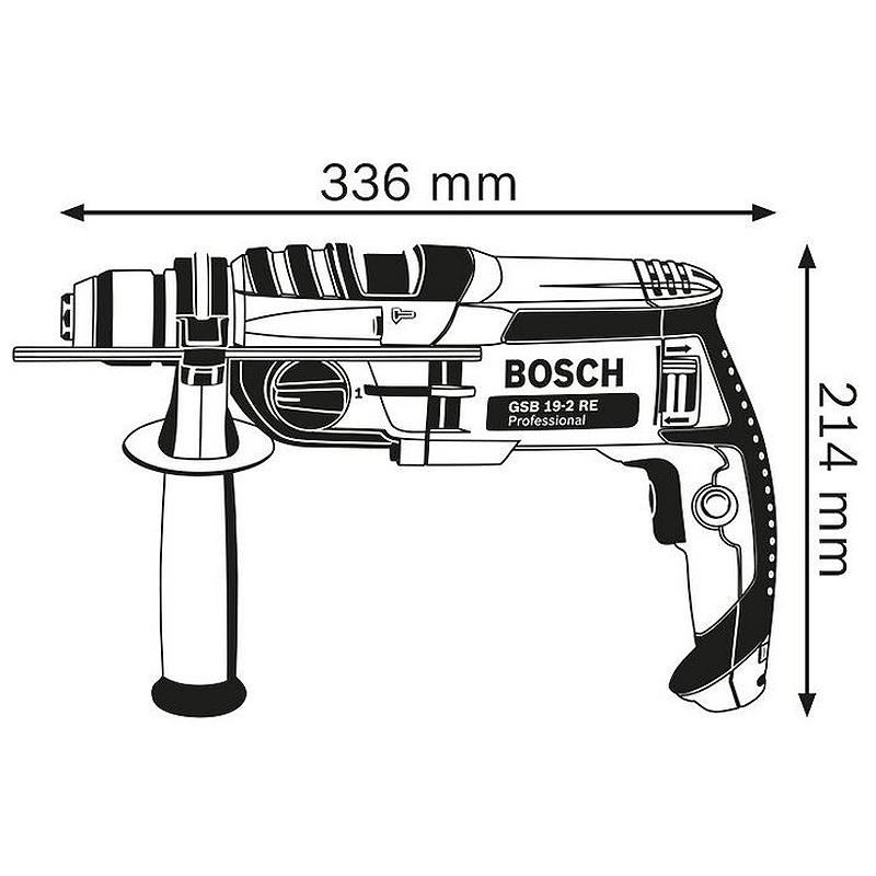 Masina de gaurit cu percutie tip GSB 19-2 RE