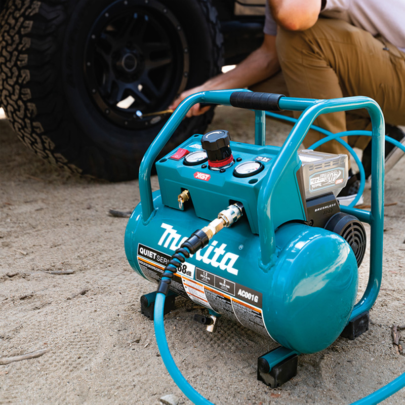 Compresor cu acumulatori, 7.6 l, 9.3 bar, 40 V XGT Li-Ion, SOLO, MAKITA AC001GZ