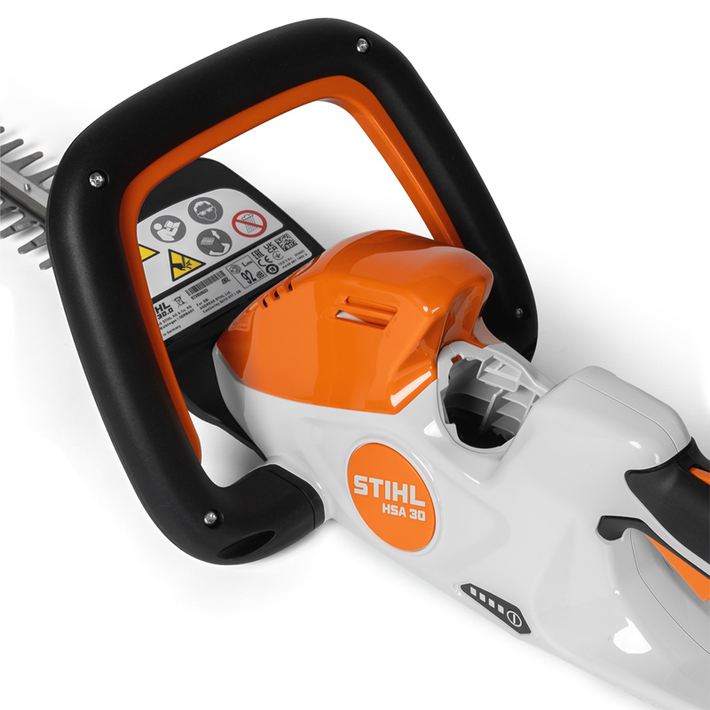 Foarfeca de tuns gard viu 45 cm, compatibila cu acumulatori 10.8V, Stihl, tip HSA30 SOLO (fara incarcator si acumulator), sistem AS