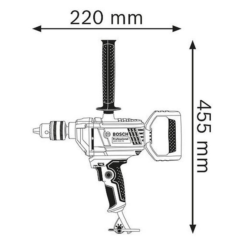 Masina de gaurit tip GBM 1600 RE