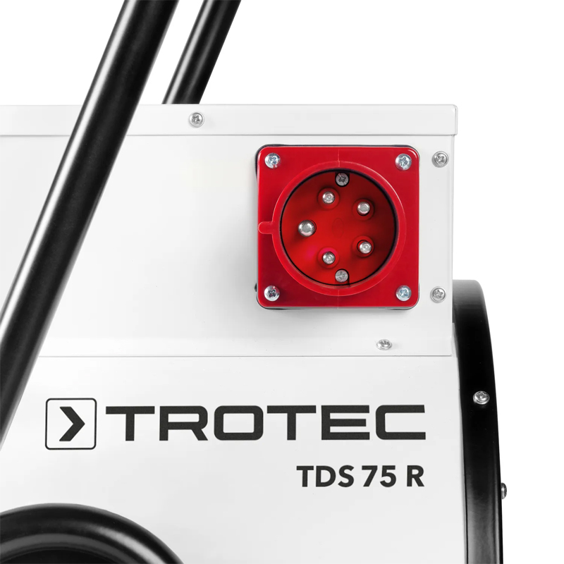 Incalzitor electric rotund, profesional, 15kW, 380V, Trotec TDS75R