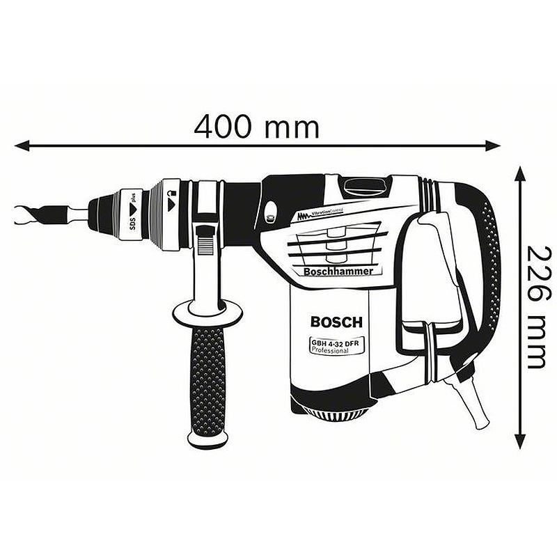 Ciocan rotopercutor SDS-plus, mandrina interschimbabila, tip GBH 4-32 DFR