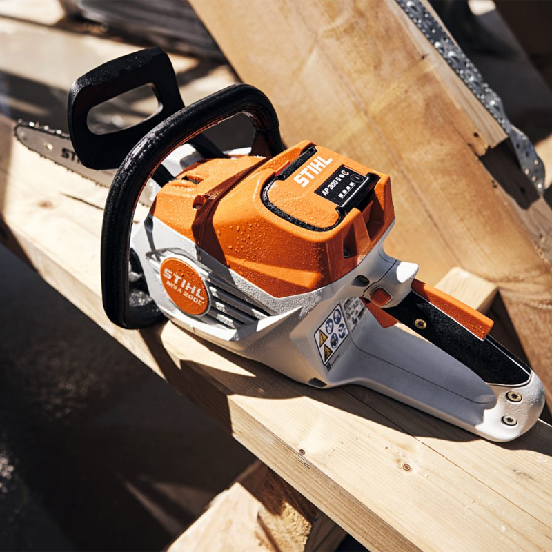 Electrofierastrau cu lant Stihl, compatibil cu acumulatori 36V, 30cm, 1,1mm, 1/4