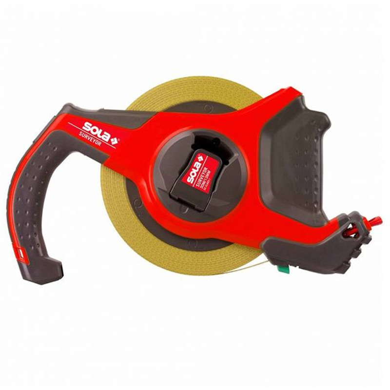 Ruleta SOLA Surveyor SC 50, 50 m/B, cu banda de otel Tufcote, clasa 1