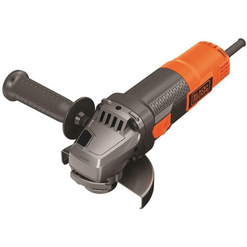 Polizor unghiular Black&Decker, 125mm, 900W, 12000rpm, tip BEG220KA5-QS, geanta, 5 discuri